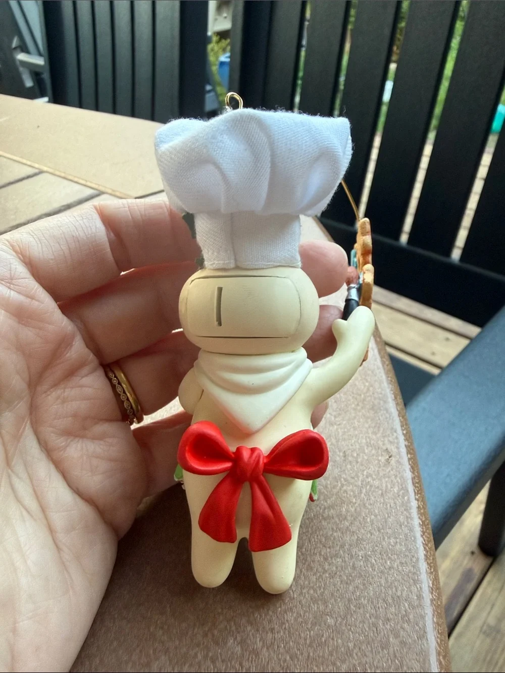 2005 Pillsbury Doughboy Christmas Ornament Santa's Little Baker